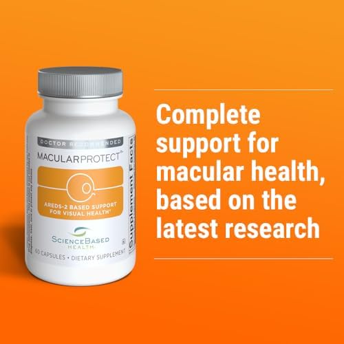 ScienceBased Health MacularProtect AREDS 2 Formula – Eye Health Vitamin & Mineral Supplement with Lutein