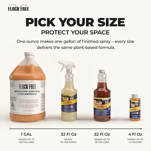 Mosquito Repellent Concentrate 4 fl oz – Makes 4 Gallons