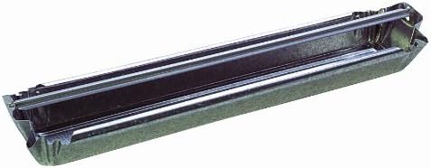 Little Giant® Reel-Top Poultry Ground Feeders | Galvanized Feeding Trough Tray | Durable and Lightweight Chicken Feeder | Made in USA | 24 Inches