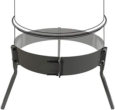 Highwild Deer Feeder 55 Gallon Barrel Band Leg Mounting Kit