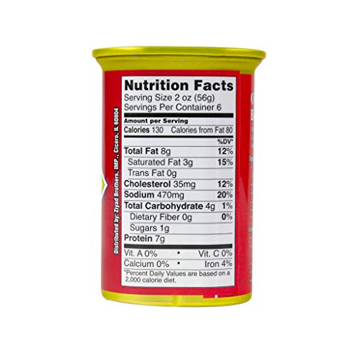 Ziyad Halal Luncheon Loaf Meat 12 oz - Premium Beef Canned Food for Quick Meals - Perfect for Sandwiches, Pasta, Rice - Convenient Halal Pantry Staple