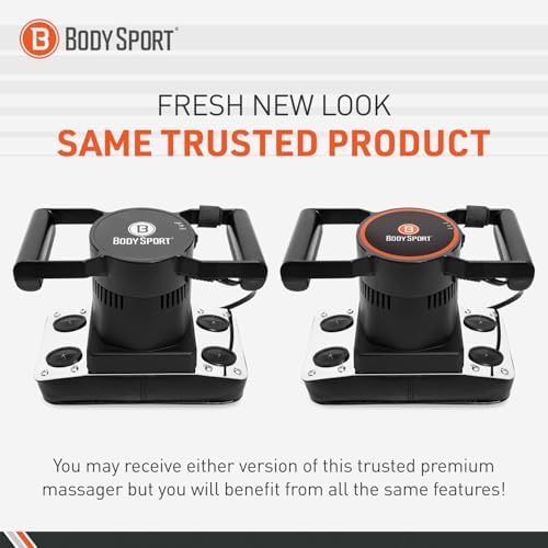 Body Sport Therapeutic Dual Speed Professional Vibrating Massager for Pain & Aching Muscle Relief – High-Powered, Effective, Chiropractic Myofascial Release Tool & Trigger Point Therapy