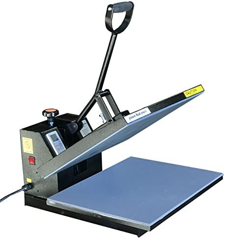Fancierstudio Heat Press 16x20 Lower Platen Pull Out 5.5" Sublimation Rhinestone Heat Press FS16x20BP Black