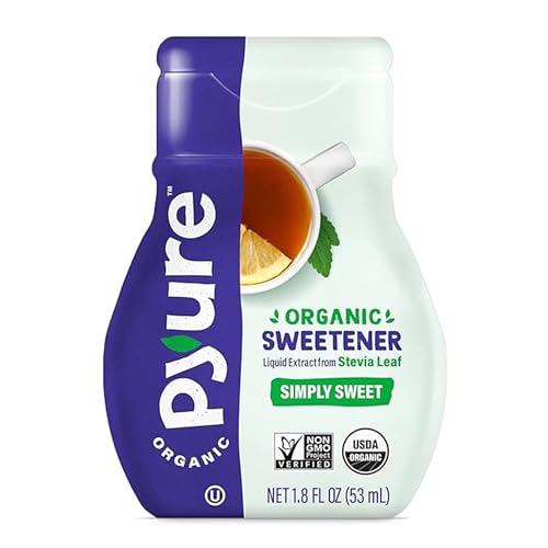 Pyure Liquid Stevia Extract | Zero Calorie Sugar-Free Sweetener, 1.8 Oz | Organic liquid stevia extract for coffee, tea, drinks, keto, diabetic, vegan, zero calorie, sugar-free, and low carb diets