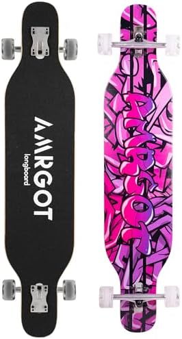 Amrgot 42 inches Complete Longborads Drop Through Deck Concave Cruise Professional Longboards