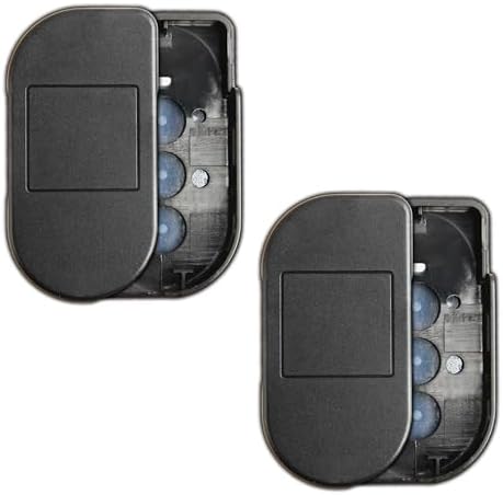 KeylessOption Keyless Entry Remote Control Car Key Fob Shell Button Pad Alarm Security Cover Lock Unlock Remote Start 3-Button Replacement for Viper (7146V)
