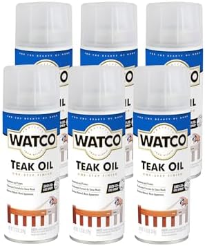Watco Teak Oil Wood Finish, Quart, Clear