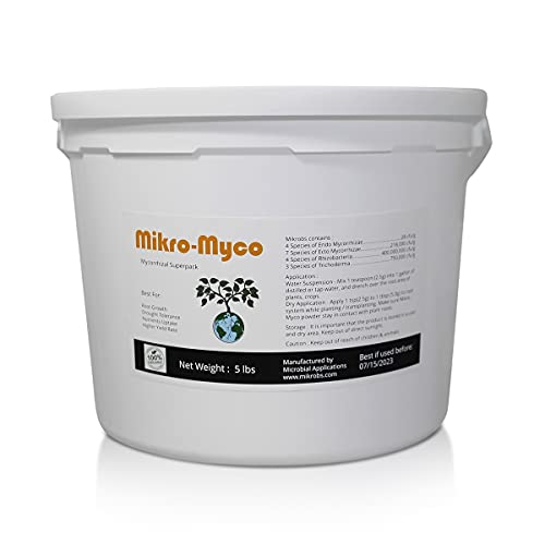 Mikro-Myco, Highly Concentrated Mycorrhizal Fungi –11 Endo/Ecto Mycorrhizae, Water Soluble Powder for Exponential Root Growth (4 oz)