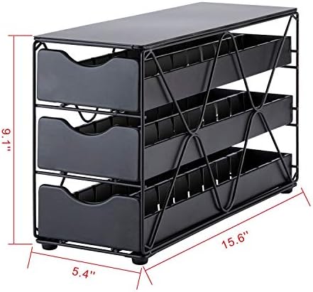 FlagShip Nespresso Vertuo Pod Holder 60 Large Pods Capacity 3 Tier