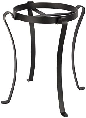 Achla Designs Patio Flower Pot Plant Stand, 18-in H Black