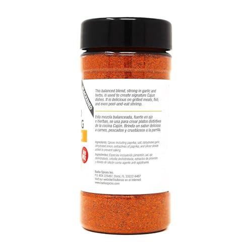 Badia Blackened Seafood Seasoning Creole Blend 4.5 oz – Savory Cajun-Style Blend, Bold Southern Flavor, No MSG