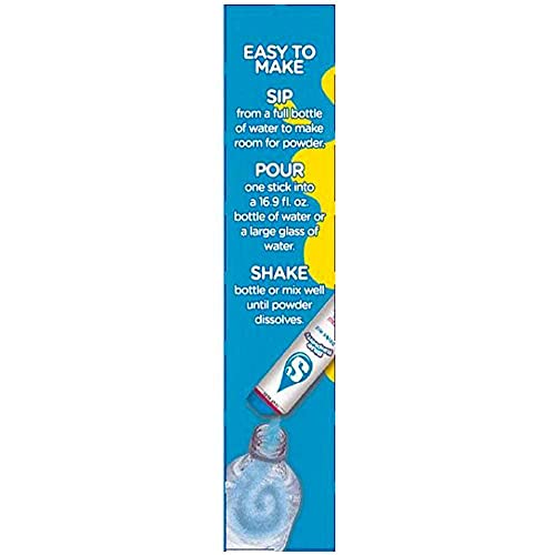 Starburst Singles To Go Zero Sugar Drink Mix, Blue Raspberry, 6 CT Per Box (Pack of 1)