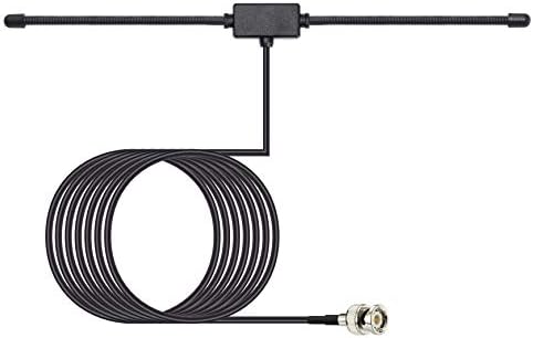 Bingfu Police Radio Scanner Dipole Antenna 20-1300MHz Adhesive Mount BNC Male， Vehicle Mobile Ham Amateur Antenna Compatible with Uniden Bearcat