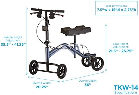 NOVA Turning Knee Walker Sliver
