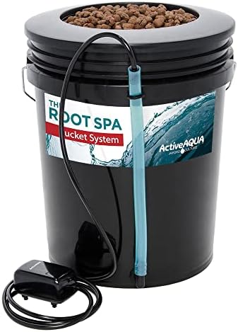 Active Aqua Root Spa Grow Kit - Hydroponic DWC - 5 Gal 2 Pack - Black