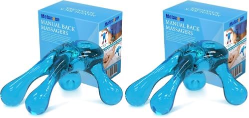 Melonsun Palm Massage Tool - Handheld Four-Point Deep Tissue Massager for Trigger Point, Neck Back Shoulder Pain Relief, Self Massage Between Shoulder Blades, No Therapist Needed