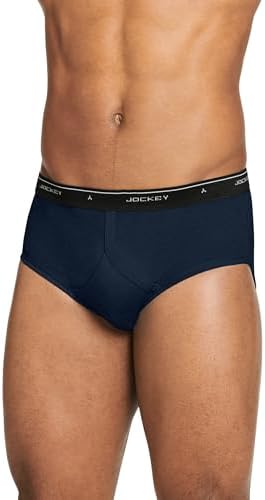 Jockey Classic Low Rise Brief- 6 Pack - 100% Cotton Underwear for Men