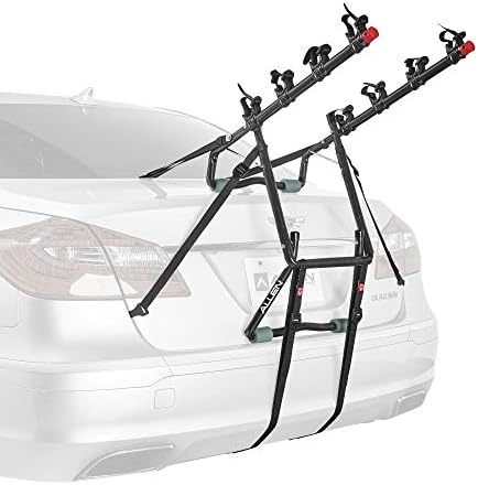 Allen Sports Deluxe 2-Bike Trunk Mount Rack, Model 102DN-R, Black