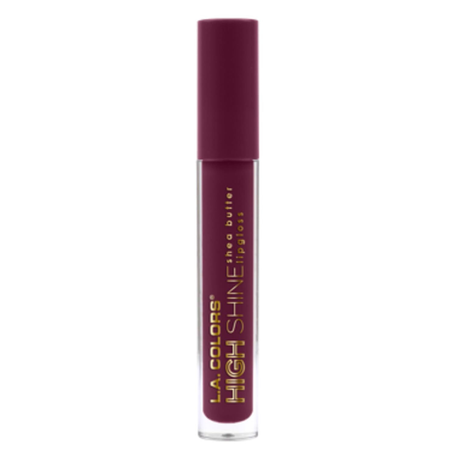 L.A. COLORS High Shine Shea Butter Lip Gloss, Baby Cakes, 0.14 Oz