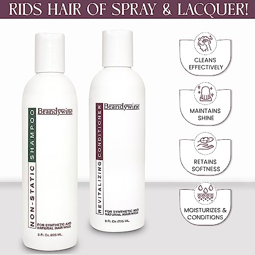 Anti Static Shampoo & Revitalizing Conditioner 8 Ounce, Value Pack Bundle 2 items