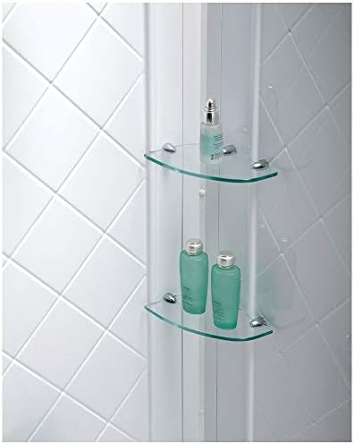 DreamLine 32 in. D x 32 in. W x 76 3/4 in. H Center Drain Acrylic Shower Base and QWALL-5 Backwall Kit In White, DL-6195C-01
