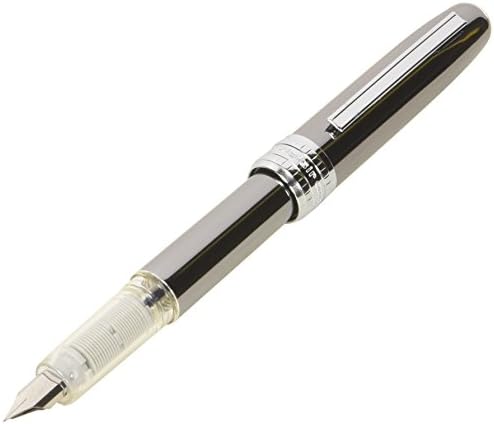 Platinum Plaisir Medium Nib Fountain Pen, Black (PGB-1000-#1-M)