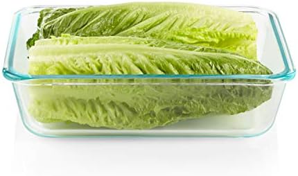 Snapware Snapware 6cup total solution rectangle food storage container glass, 9.3 Ounce (1112403) | Snapware glass container, 6‑cup size, BPA‑free lid, 4 locking tabs, microwave safe, freezer safe, dishwasher safe, 1112403