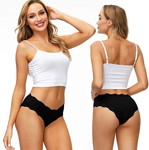 Women’s Underwear Soft Breathable Cotton Brief Ladies Panties 5-Pack