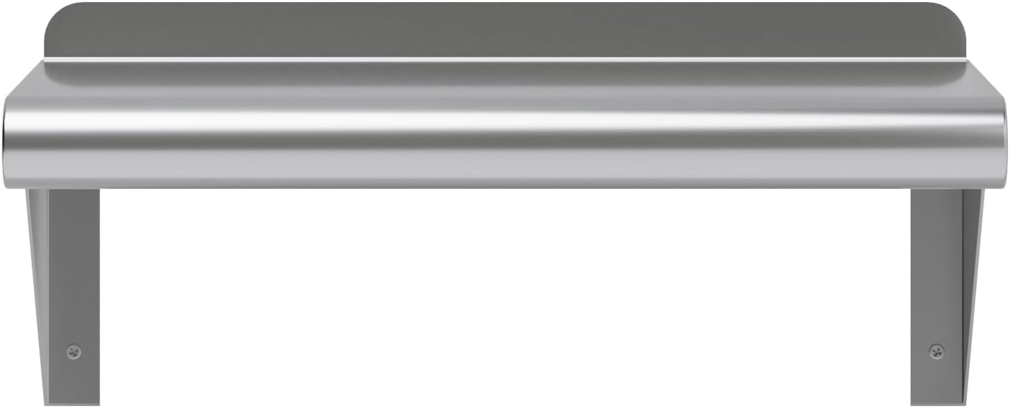 AmGood 24" Long X 18" Deep Stainless Steel Wall Shelf | NSF Certified | Appliance & Equipment Metal Shelving | Kitchen, Restaurant, Garage, Laundry, Utility Room