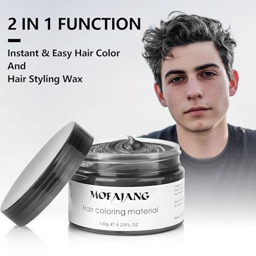 SOVONCARE Pink Hair Styling Wax, Temporary Hair Color Cream for DIY Hairstyle, Cosplay, Halloween, Date - 4.23 oz