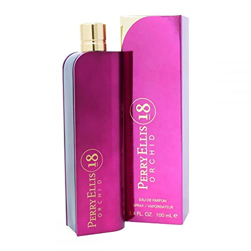 Perry Ellis 18 Sensual Eau de Parfum Spray for Women, 3.4 Oz | Perfumes for Women, Women's Fragrances with Notes of Fruit and Vanilla, Long Lasting Vanilla Perfume, Full-Size Bottle