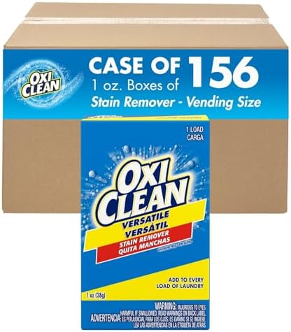 OxiClean Versatile Stain Remover Professional, 7.22 LB Box (Pack of 4) 156 Loads