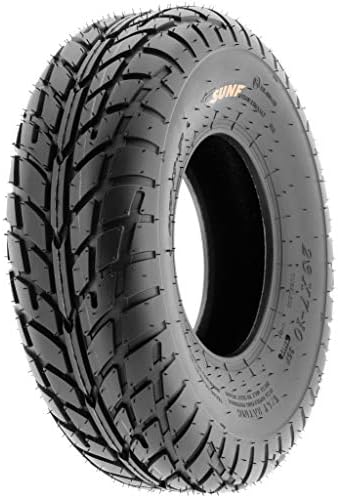 SunF A021 TT Road Go ATV UTV Flat Track & Asphalt Tires 19x6-10 Front & 225/45-10 Rear, 6 PR, Set of 4