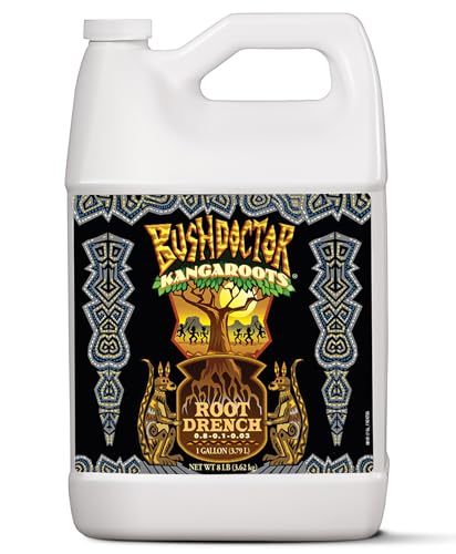 FoxFarm Bush Doctor Kangaroots Root Drench Inoculant – Enhances Root Efficiency, Immediate Nutrient Uptake, Custom Soil Microbes - Ideal for Hydroponic & Soil Applications - 1 Quart