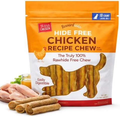 Rewardables Hide Free Chicken Recipe Chews, 10 Count