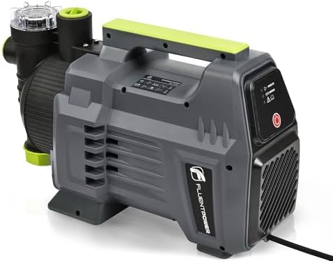 1HP Portable Garden Transfer Pump, 900GPH Electric Sprinkler Booster Pump, Shallow Well Jet Pump for Home Lawn Irrigation and Water Draining
