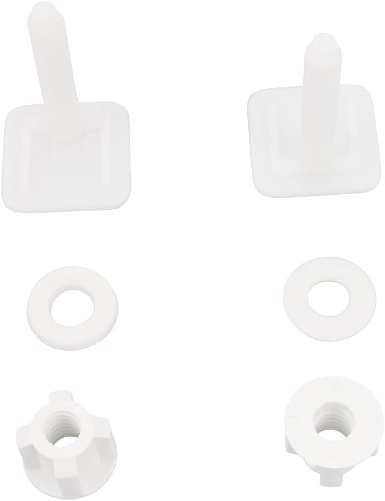 Renovators Supply Manufacturing Plastic Soft Close Toilet Seat Elongated Quiet-Close Lid, Contoured Seat, Easy to Install and Clean, Grip-Tight Bumpers with Adjustable Mounting Hardware, Black