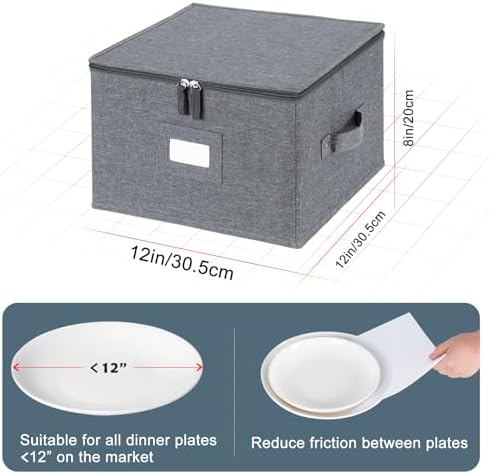 China Storage Containers Hard Shell Inside 12" W x 8" H