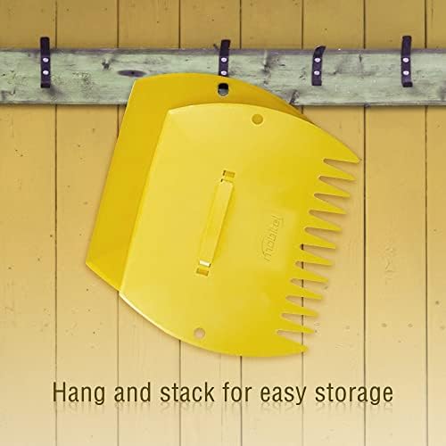 Mobitel Leaf Scoops Hand Rakes -Large Leaf Grabber for Picking Up Yard Leaves, Lawn Garbage and Grass Clippings