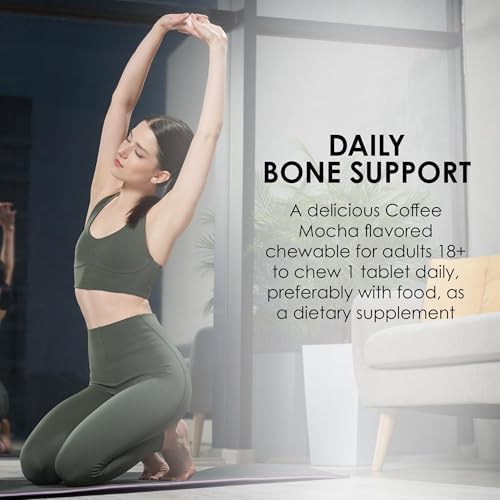 MASON NATURAL Calcium 600 mg with Vitamin D3, 300 Day Supply, Supports Healthy Bones & Normal Muscle Function, Coffee Mocha Flavor
