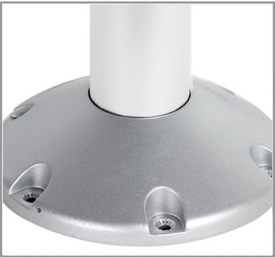 Oceansouth Adjustable Boat Seat Pedestal 13”-19” | Marine Grade Aluminum & Nylon | 360° Swivel Seat Base | Heavy Duty Adjustable Boat Seat Mount