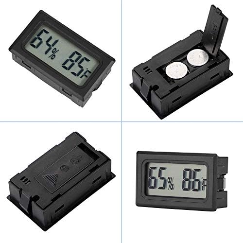 4-Pack Mini Indoor Temperature Humidity Meters Digital Gauge
