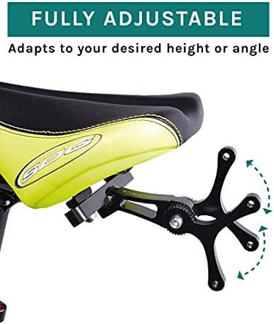 VeloChampion Universal Bike Water Bottle Holder Mount & 2 Cages, Standard | Rear Bike Saddle Bottle Cage Mount for Triathlon & Road Cycling. Holds 2 Bottles up to 750ml, Fits Saddle Rails 50-80mm