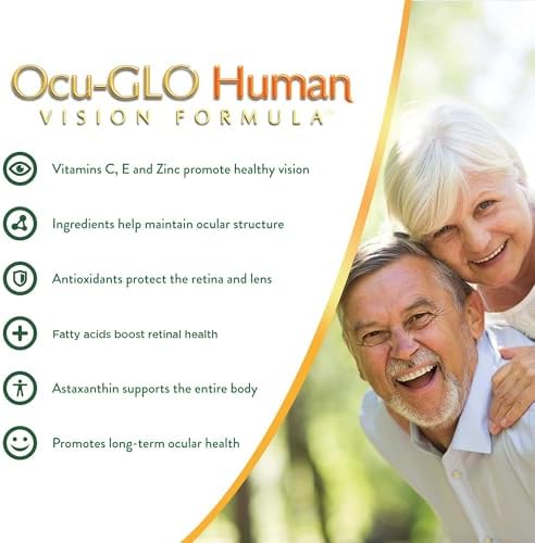 Ocu-GLO Human Vision Formula Eye Health Support Capsules, 90 Count