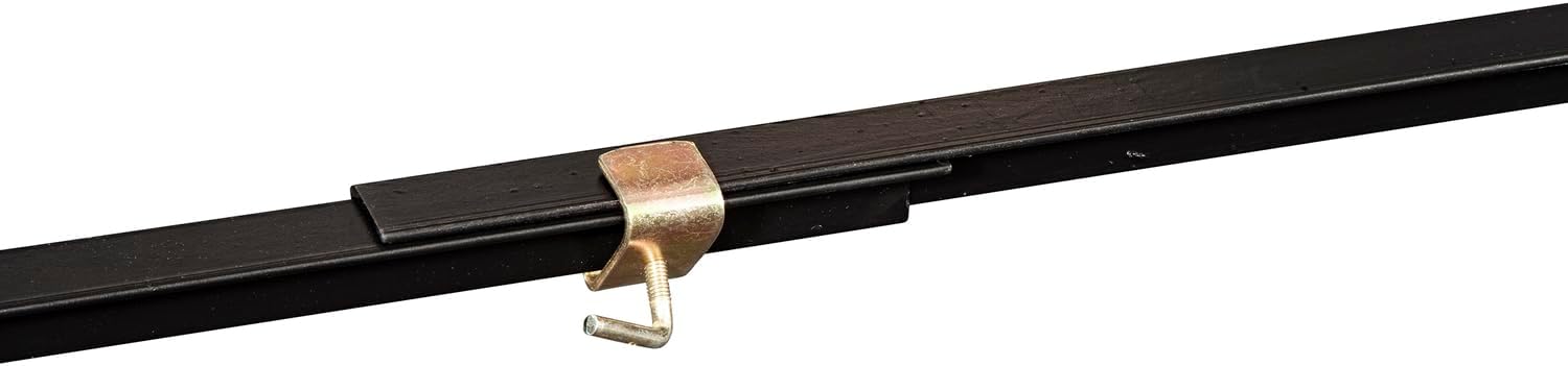 Hook in Bed Rail with Center Support/Crossarms/2 Legs/Adjustable Glides, 82-Inch, Queen/Eastern King