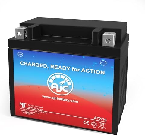 AJC Battery Compatible with Honda Pioneer 1000 ATV Battery (2016-2018)