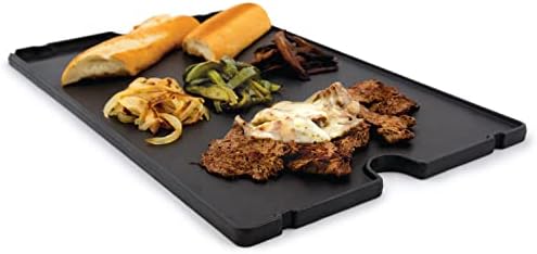 Broil King 11242 Exact Fit Cast Iron Griddle, Baron, Crown Series Gas Grills, and Crown Pellet Grills, Black