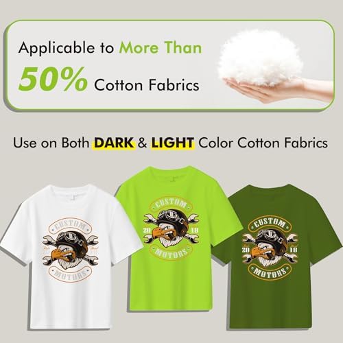 Koala Iron on Heat Transfer Paper for Dark Fabric, 20 Sheets, 8.5x11 In