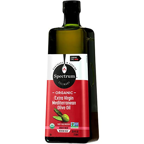 Spectrum Organic Mediterranean Extra Virgin Olive Oil, 33.8 Oz