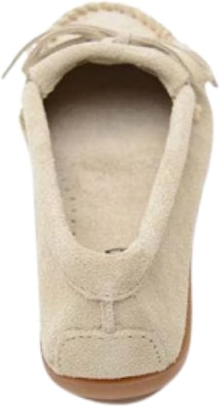 Minnetonka Women's Kilty Suede Hardsole Moccasin